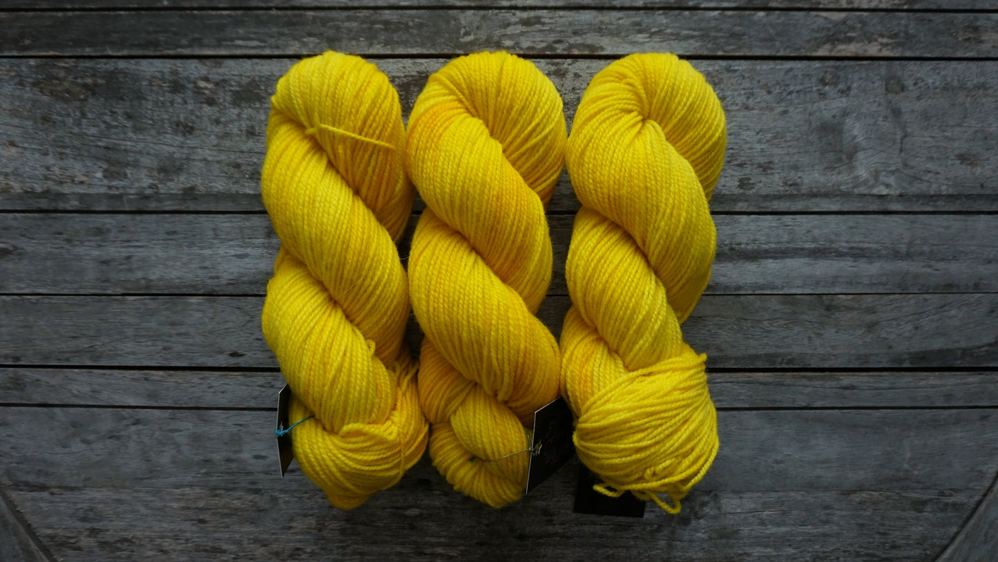 Bright Yellow Energy - Dorset DK (Canadian Wool)