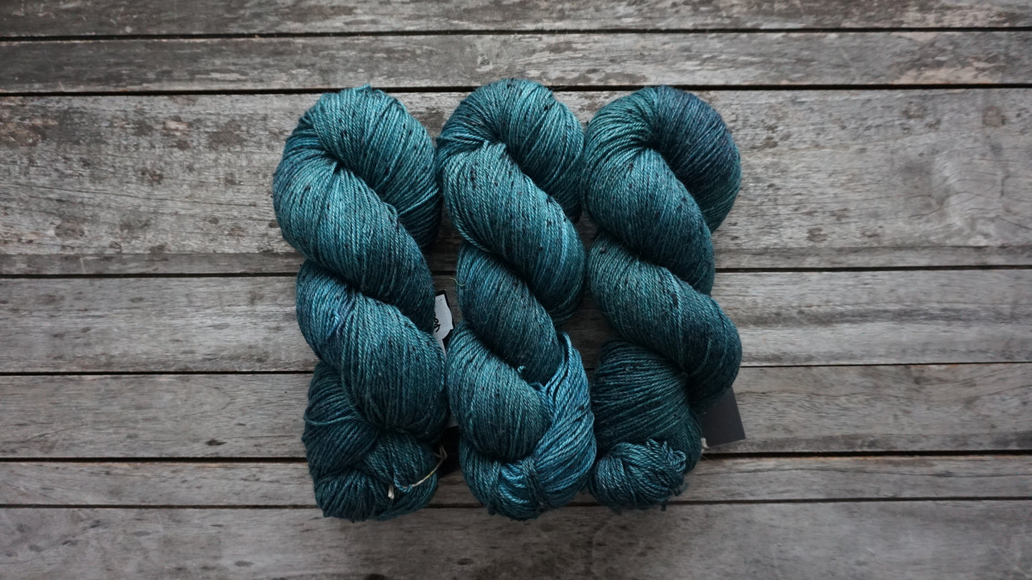 Forest Green - Tweed Fingering